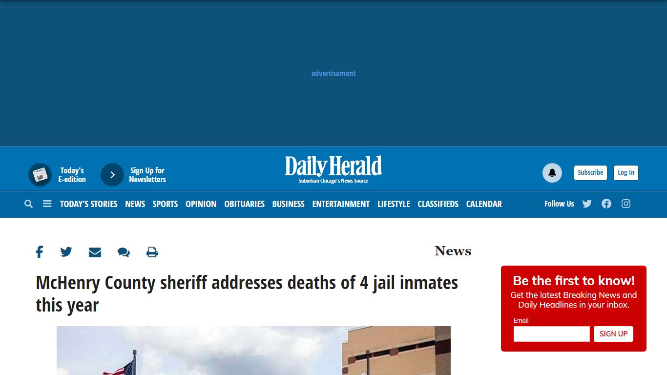 McHenry County sheriff addresses deaths of 4 jail inmates this year